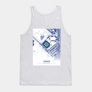 Parken White Map Design Tank Top